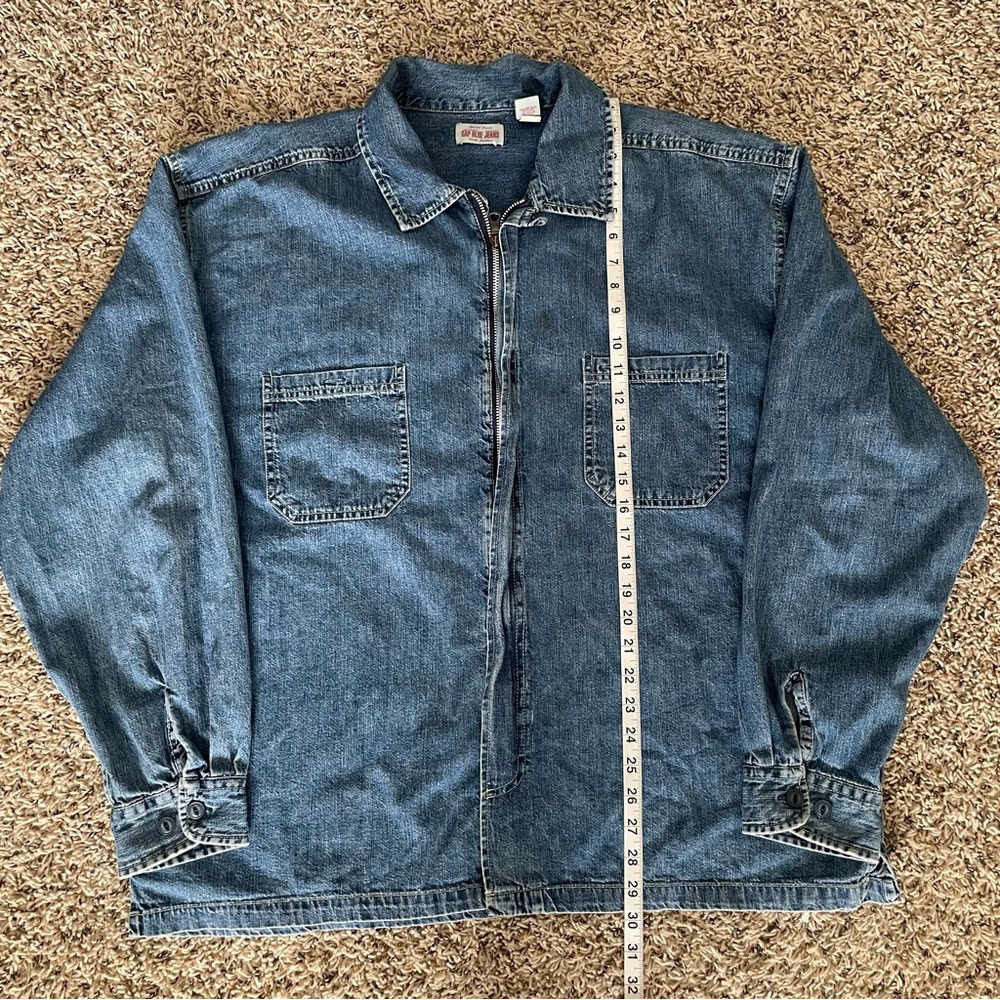 Denim Zip Jacket - image 2